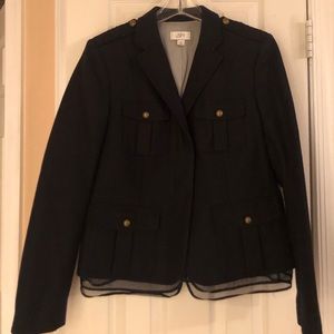 Ann Taylor Loft Wool Military Style Jacket